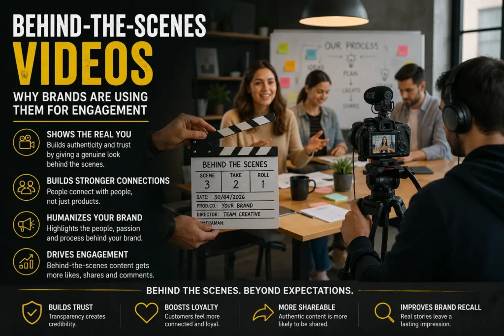 behind-the-scenes video shoot at Bandish Studios Pune