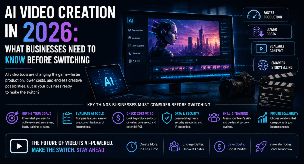 AI Video Creation in 2026: What Businesses Need to Know Before Switching
