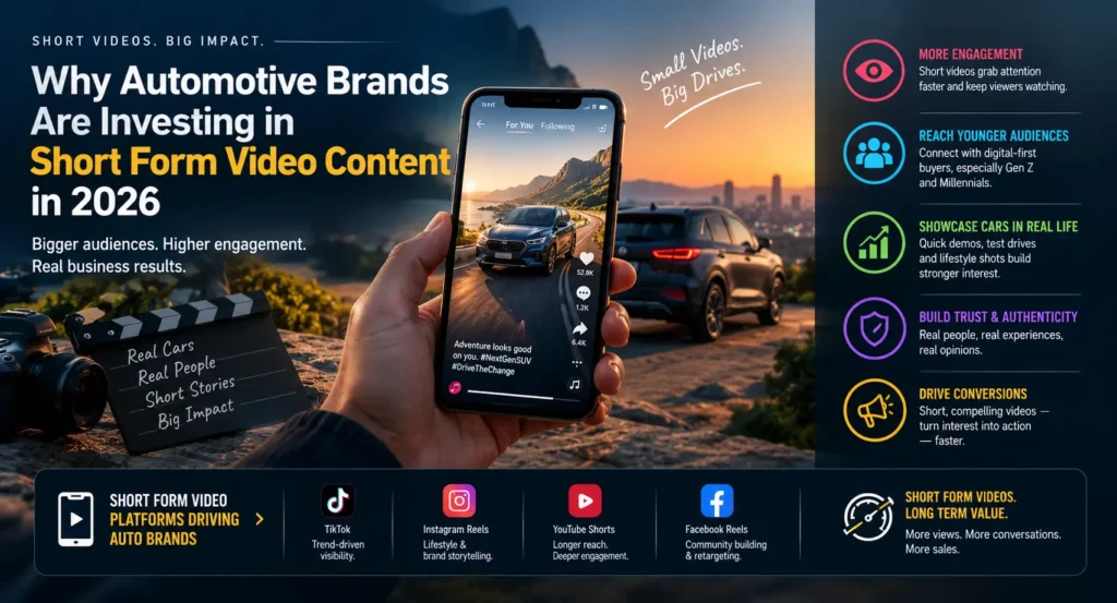 Why Automotive Brands Are Investing in Short Form Video Content in 2026